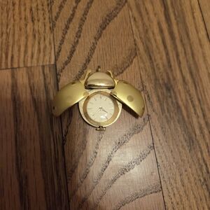 Swiss Made Gold Beetle Watch